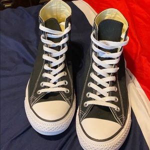 Black converse high tops